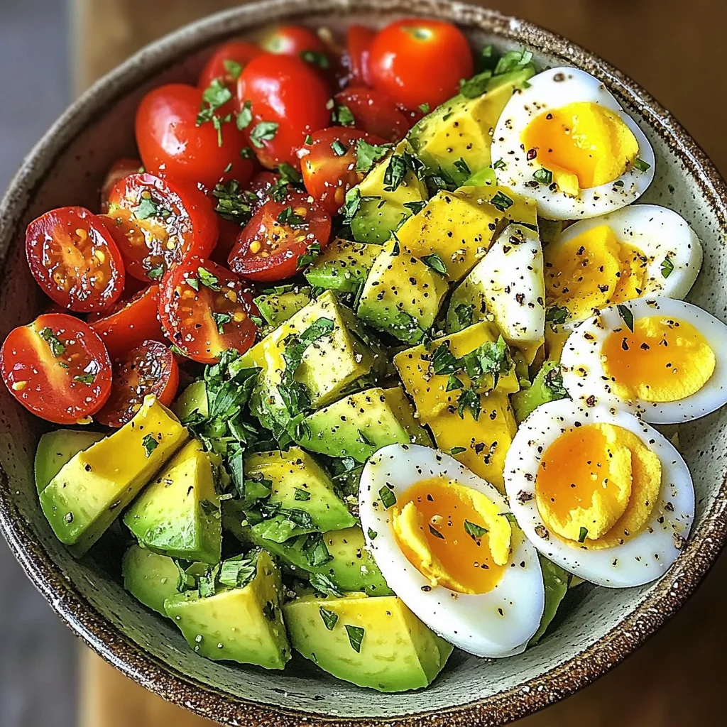 Avocado Egg Salad Bowl