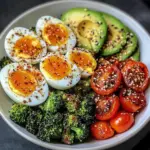 Avocado, Egg & Roasted Veggie Bowl