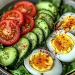Avocado and Egg Garden Salad