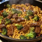 Beef, Broccoli & Noodle Stir-Fry
