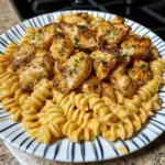 Cheesy Garlic Cajun Chicken Rotini in Velveeta Cream Sauce
