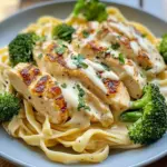 Creamy Chicken Alfredo with Broccoli