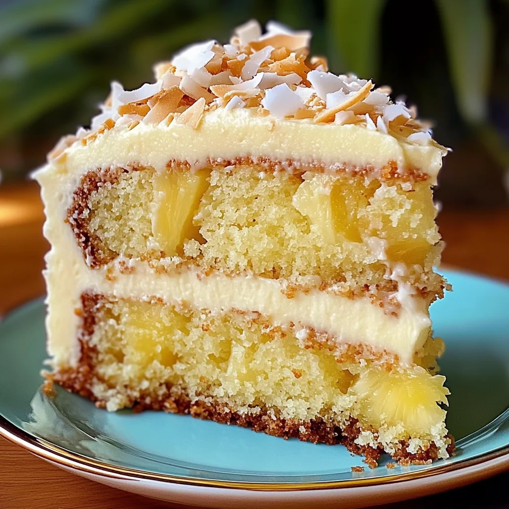 Hawaiian Pineapple Cake Recipe