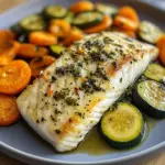 Lemon Herb White Fish with Sauted Vegetables