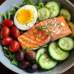 Omega Power Plate with Salmon & Avocado