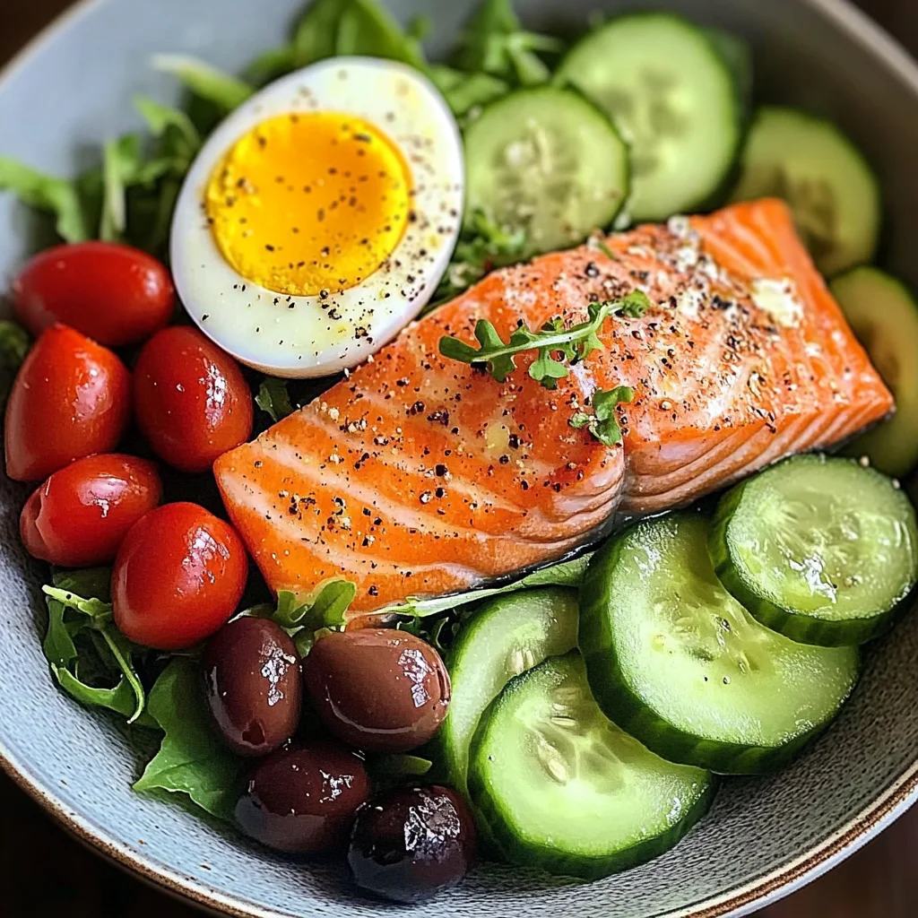 Omega Power Plate with Salmon & Avocado