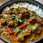Slow-Simmered Beef Curry in Creamy Coconut Sauce