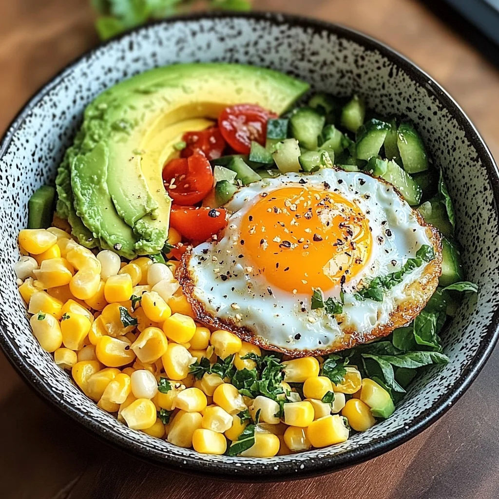 Sunshine Veggie & Egg Bowl