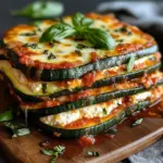 Zucchini Ricotta Melts with Marinara