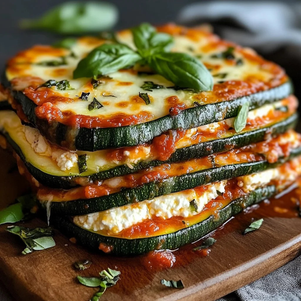 Zucchini Ricotta Melts with Marinara