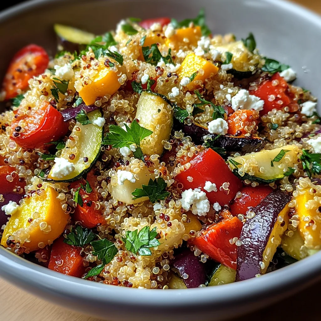 "Amazing Quinoa Salad with Roasted Vegetables in Just 30 Minutes"