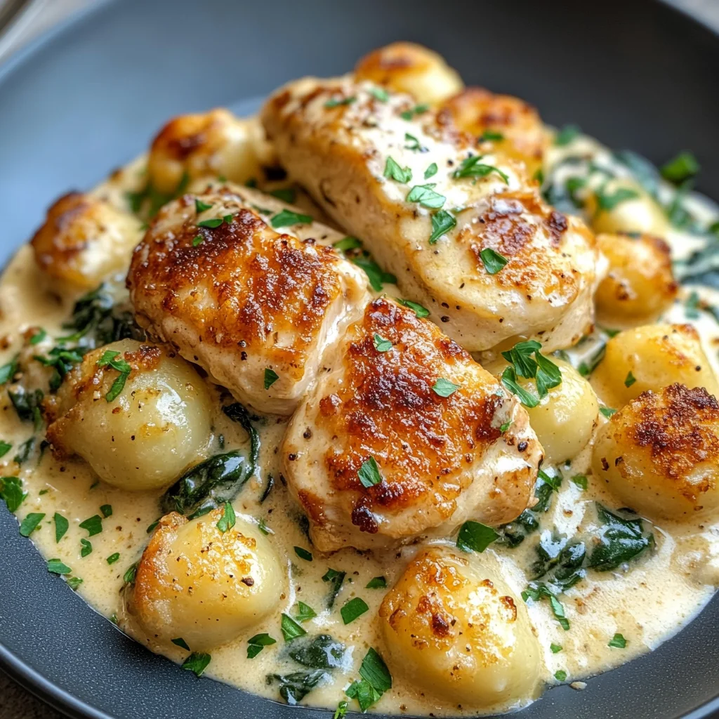 Asiago Chicken Gnocchi