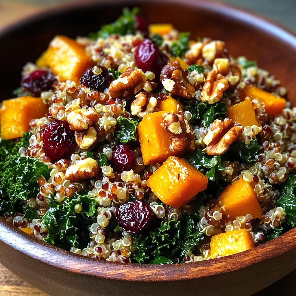 Autumn Harvest Grain Salad with Cranberries