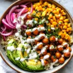 BBQ Ranch Chickpea Quinoa Bowls