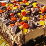 Chocolate Peanut Butter Poke Cake
