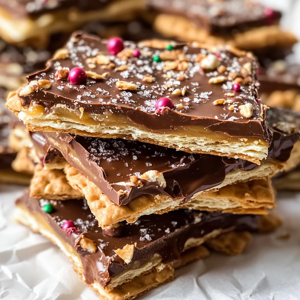 Christmas Crack - Saltine Cracker Toffee