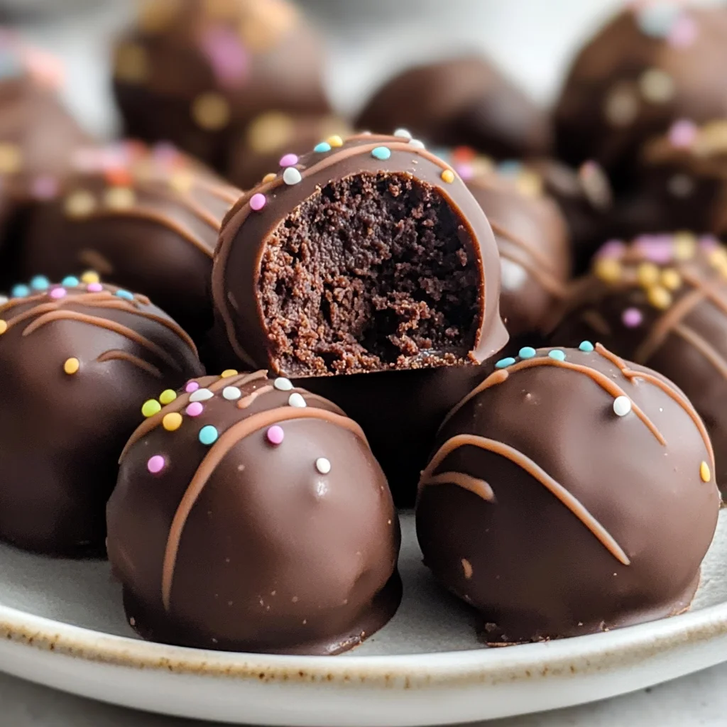 Easy Brownie Truffles Recipe