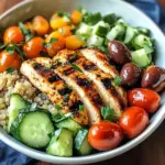 Grilled Chicken Quinoa Bowls