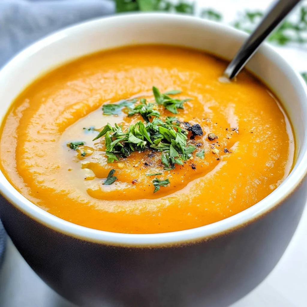 Hearty Apple and Carrot Ginger Soup in 30 Minutes Flat!