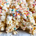 Homemade Funfetti Marshmallow Popcorn Treats Recipe