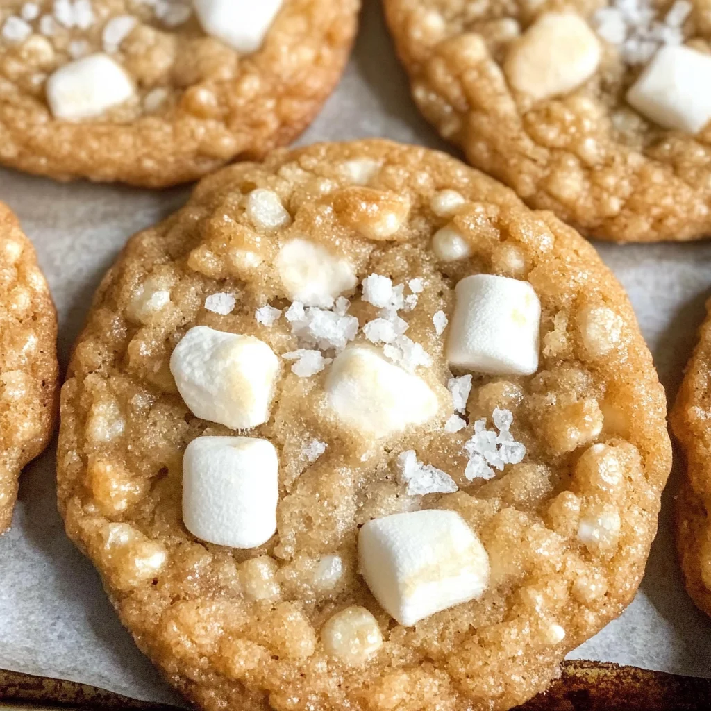 Marshmallow Crispy Cookies (Costco Copycat)