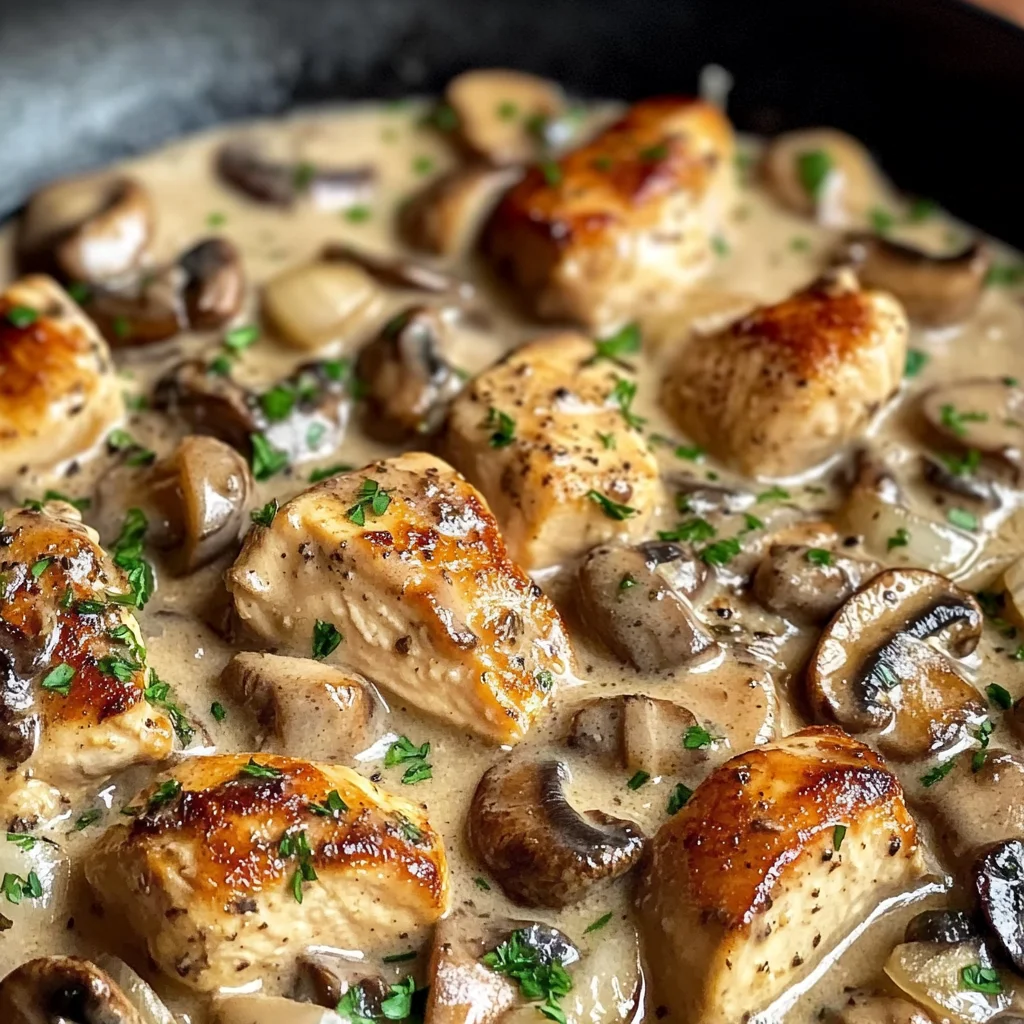 Rich Chicken Stroganoff - Alrightwithme