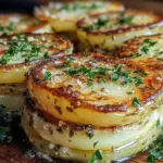 Roasted Garlic Parmesan Potato Stacks: A Flavorful Side Dish