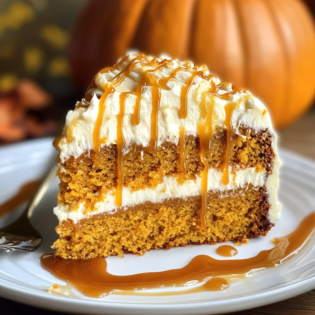 Salted Caramel Pumpkin Cake