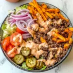 Sweet Potato Burger Bowl