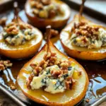 Baked Pears with Blue Cheese