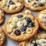 Blueberry White Chocolate Chip Cookies - Alrightwithme