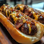 Bourbon BBQ Turkey Bacon Cheeseburger Meatball Subs Ready in 30 Minutes