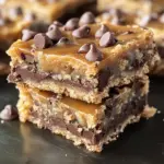 Caramel Chocolate Chip Cookie Bars