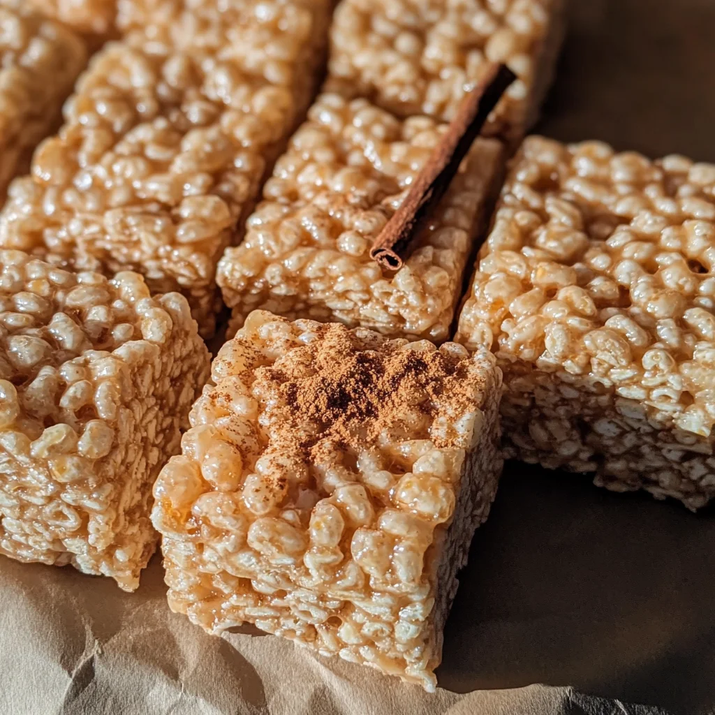 Chai Spiced Rice Krispie Treats