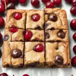 Cherry Chocolate Chip Blondies
