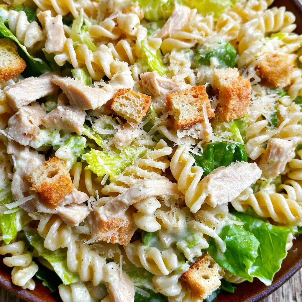 Chicken Caesar Pasta Salad