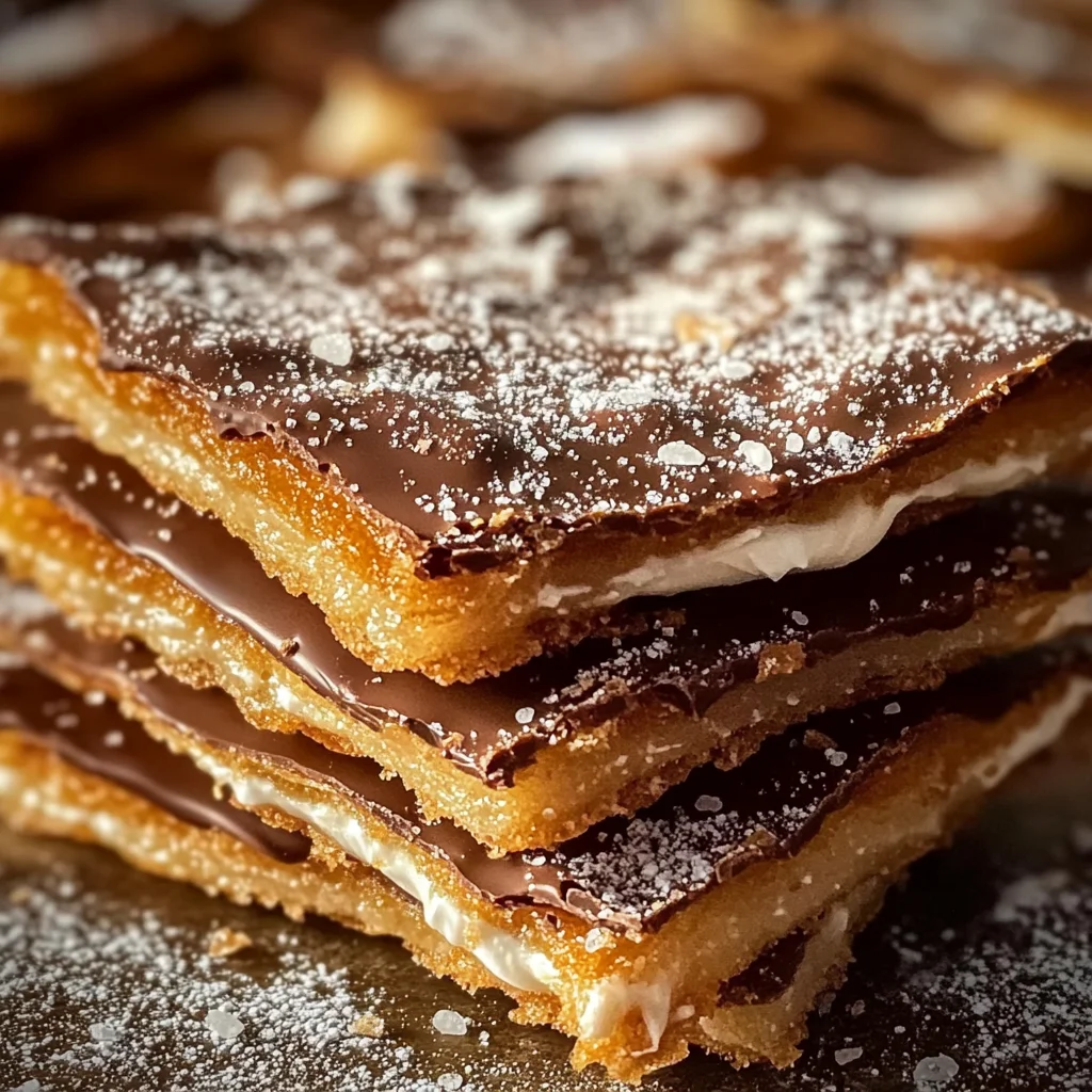 Churro Saltine Toffee