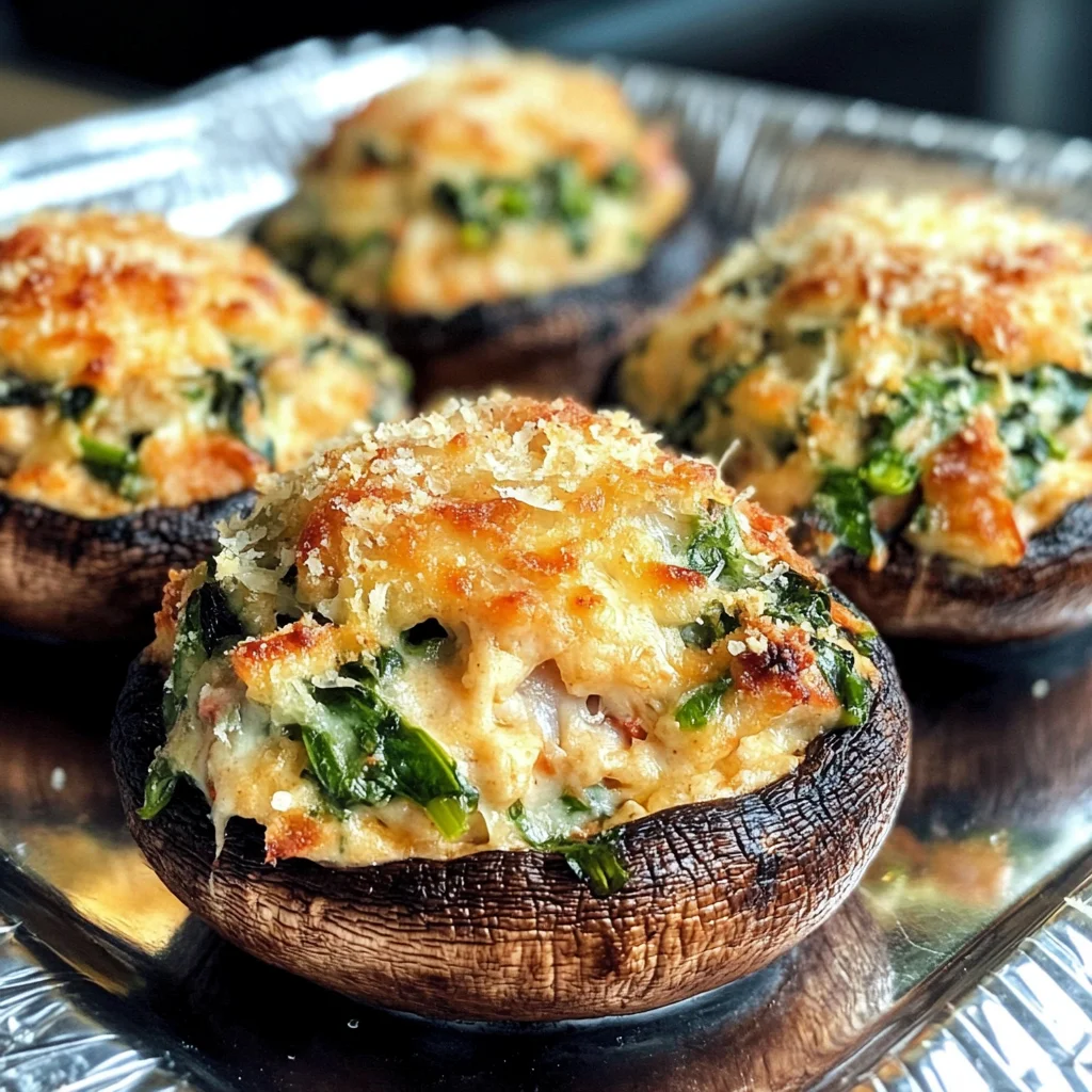 Crab Stuffed Mushrooms
