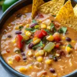 Crockpot Vegetarian Tortilla Soup
