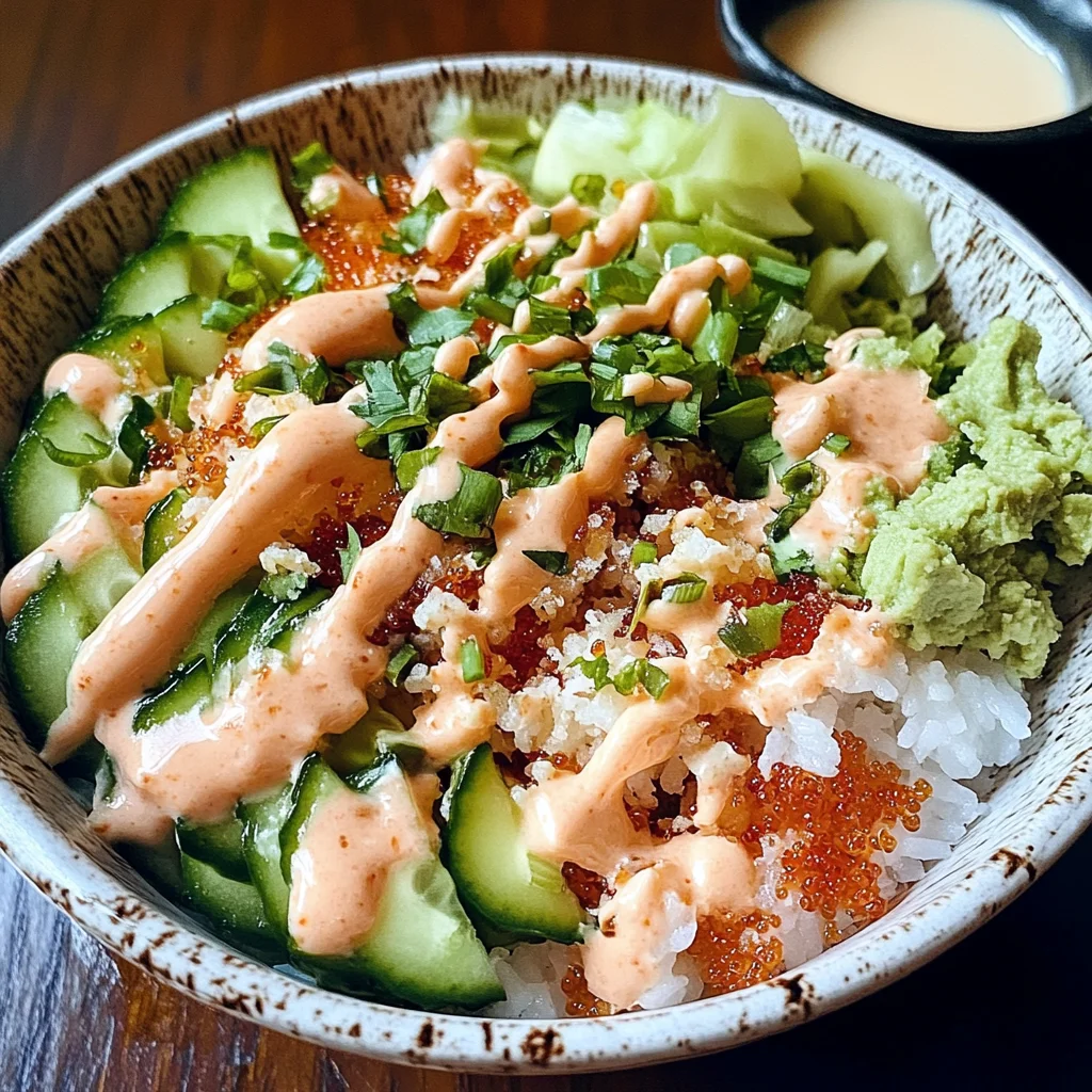 Crunch Roll Sushi Bowl
