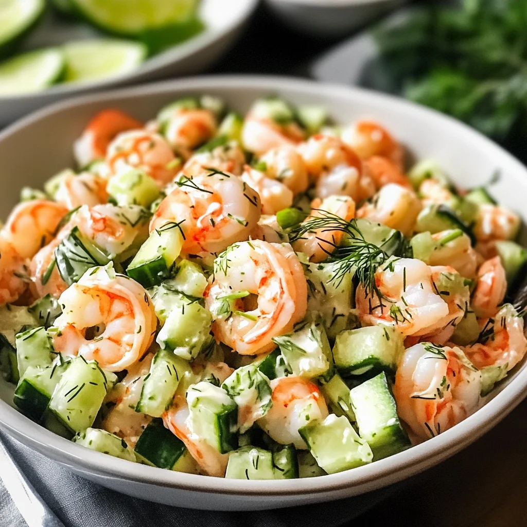 Cucumber Shrimp Salad