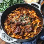 Dutch Oven Short Rib Ragu with Pappardelle