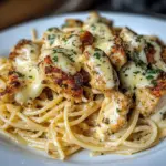 Easy Creamy Cajun Chicken Spaghetti with Garlic Mozzarella Sauce