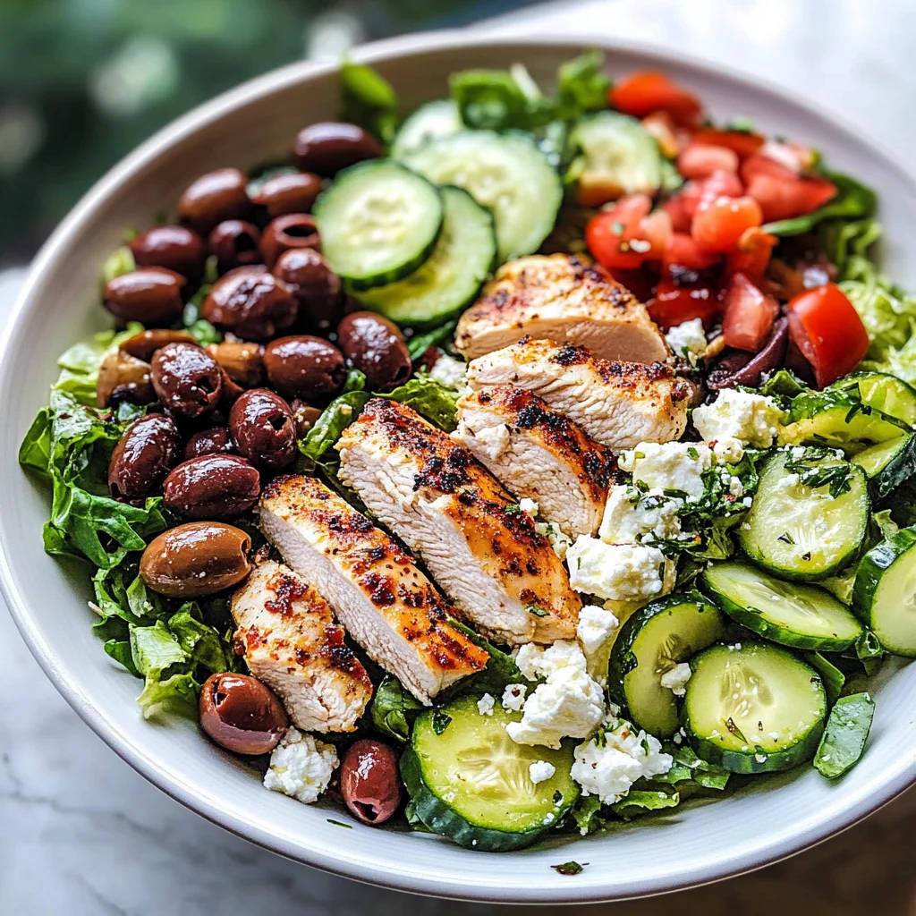 Greek Salad with Chicken