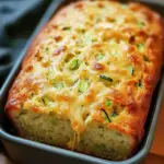 Green Onion Zucchini Cheddar Quick Bread