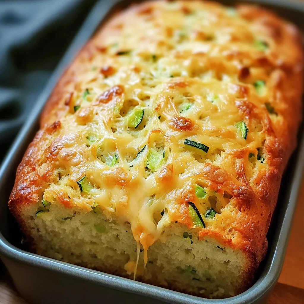 Green Onion Zucchini Cheddar Quick Bread