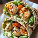 Grilled Shrimp Caesar Wraps