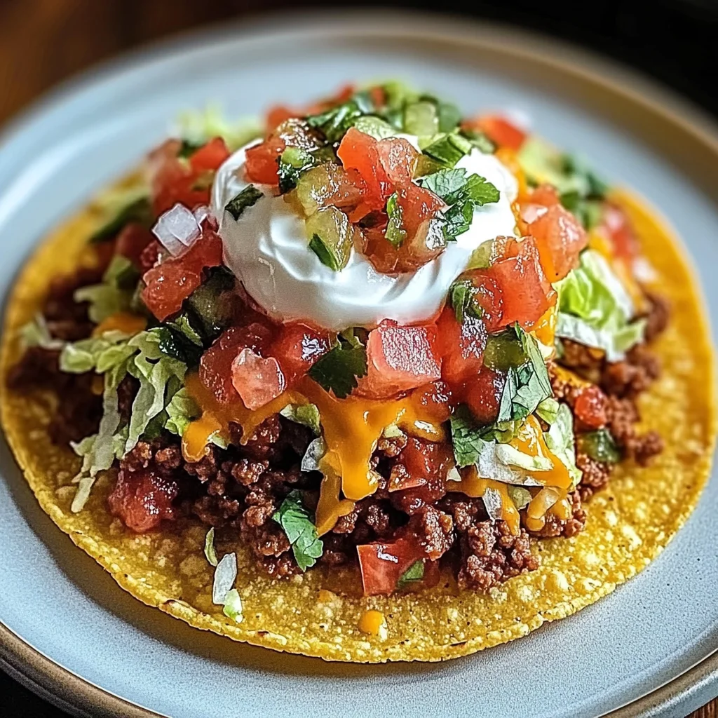 Ground Beef Tostadas