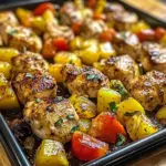 Hawaiian Chicken Sheet Pan Dinner