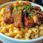 Hot Honey Chicken Mac N Cheese